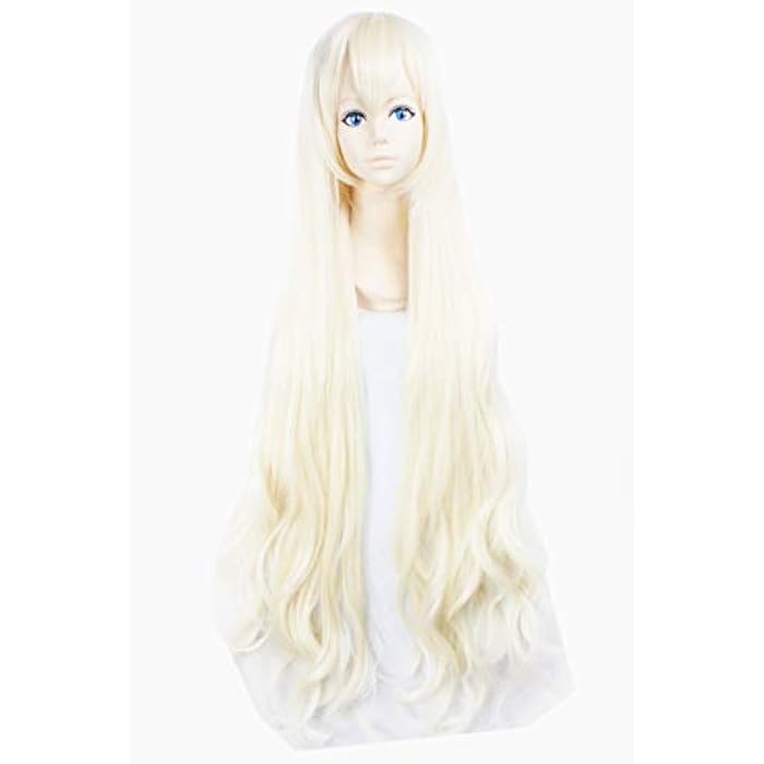 DILLARDS Long Curly Cosplay Wig - Blond, 338A - Image 1